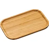 Kesper 58160 Klassiek Dienblad Rechthoekig Hout, Snijplank, Bruin