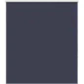 vidaXL Rolgordijn verduisterend 135x175 cm stofbreedte 131,6 cm blauw