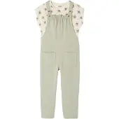 Vertbaudet Meisjesset met T-shirt en tuinbroek