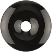 Ruben Robijn Obsidiaan zwart donut 40 mm