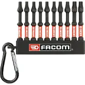 Facom Keyring 63Mm T20X6, T25X2, T30X2 Impact Flextorq - ENX.JP101