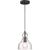 WESTINGHOUSE Glazen hanglamp Fiona, dimbaar, brons / oud-messing, Woon-/ Eetkamer, Glas, Antiek, hanglamp