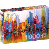 Enjoy Puzzle Rainbow City Puzzel (1000 stukjes)
