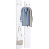 VCM Houten set halmeubelen Garderobe kapstokken Garderobepaneel Salia M