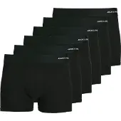 Jack & Jones Heren boxershorts trunks effen jacbasic bamboe 6-pack