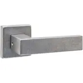 Intersteel Deurkruk Amsterdam met rozet massief verdekt 53x53x10mm met nokken rvs getrommeld