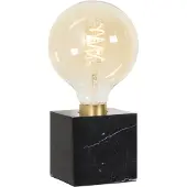 Calex Lampvoet | (E27, Tot 60W, Vierkant, Zwart marmer)