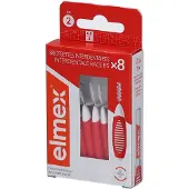 Elmex Set Interdentale Borsteltjes Iso 2 0,9 mm 8 St Tandenborstel