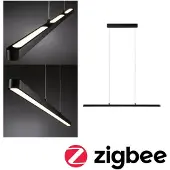 Paulmann Lento 79885 LED-hanglamp LED LED vast ingebouwd 40.5 W Zwart (mat)