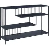 En.casa Console tafel Oxelösund 120x33x80 cm zwart []