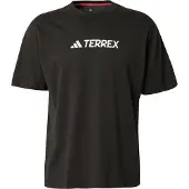 Adidas Functioneel shirt ' Classic Logo' zwart / wit