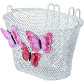 Basil Jasmin Butterfly voor of achter fietsmand wit || Maat: 11
