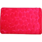 MSV Badmat met Antislip Onderzijde - Zachte Absorberend Badmat voor Badkamer - Badkamer Mat Keiendesign