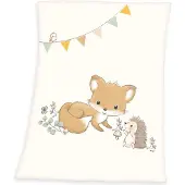 Baby Best Microfiber Fleecedeken Forest Friends | Maat: 75x100 cm