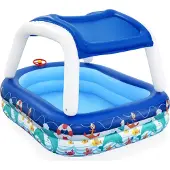 Bestway Sea Captain 213x155x132 Cm Rectangular Inflatable Pool Blauw 282L