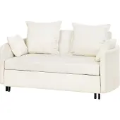 Beliani HOVIN - Slaapbank 2-zits - Beige - Polyester