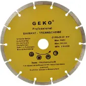 GEKO Diamant-Segment-Trennscheibe, 180x8x22mm
