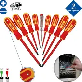 BRILLIANT TOOLS BT068010 Schroevendraaierset Elektronica en fijnmechanica 9-delig