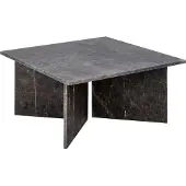 Ebuy24 Stone Salontafel - Vierkant - Zwart