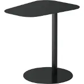 En.casa Bijzettafel Nastätten 50x50x38 cm zwart mat []