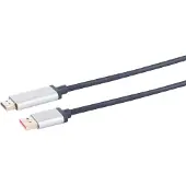 S-Impuls DisplayPort - HDMI kabel | 4K 60Hz | koper | aluminium | 1,5 meter