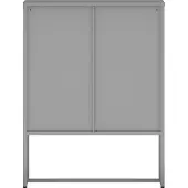 En.casa Commode Sund ladekast staal 105x80x40 cm grijs []