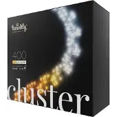 Twinkly LED lichtketting, CCT, zwart, 400-lichts, 6m , dimbaar, zwart, Kunststof