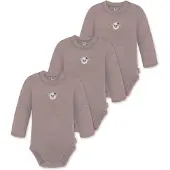 Normani Rompertje/body 'Tuai' taupe / wit