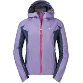Schöffel Outdoorjas 'Ryten' petrol / sering / rood / wit