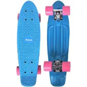 Möve Cruiser Skateboard - Old School Retro Board 22 Sky Blue - blauw - 55cm