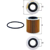 MAHLE ORIGINAL OX 834D Oliefilter