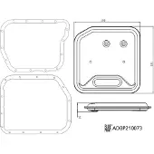 Blue Print Hydrauliekfilterset, automatische aandrijving ADBP210073
