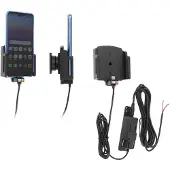Brodit Houder Universele actieve USB Type-C (breedte 70-83 mm / dikte 2-10 mm) Molex, Smartphonehouder, Zwart