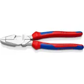 Knipex Kracht-kombitang "Lineman's Pliers" Amerikaans model | Meer-componentengrepen | Verchroomd | Lengte 240 mm - 09 05 240
