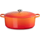 Le Creuset Gietijzeren Ovale Braadpan Oranjerood 35cm 8,9l