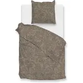 Zohome Zo Home Dekbedovertrek Katoen Paisley di Lino - palm taupe 140x200/220cm