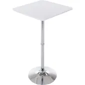 CLP Statafel Partytafel - Hoekig - wit