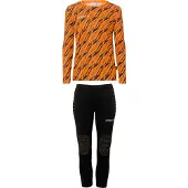 Uhlsport Progressive Keepersset Lange Mouwen Kids Feloranje Zwart