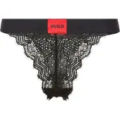 HUGO String robijnrood / zwart