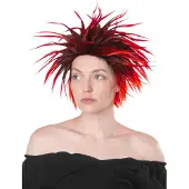 Maskworld Warrige Pruik Rood