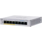 Cisco CBS110-8PP-D-EU Unmanaged 8-port GE, (4 support PoE with 32W power budget), Desktop, Ext PS