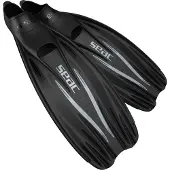 Seac Sub F100 Pro Diving Fins Zwart EU 42-43