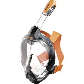 Seac Snorkelmasker - Libera - Zwart/Oranje - - S/M - Duikmaskers
