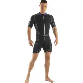 Seac Sub Trendy 2.5 Mm Short Sleeve Shorty Zwart XL Man