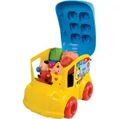 Clementoni Baby Clemmy - Bumba Schoolbus - Bumba Speelgoed - Stapelblokken - Baby Blokken - 1-3 Jaar