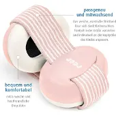 Reer - SilentGuard Baby Capsule Ear Protectors - Pink