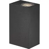 Nordlux Up Downlighter Asbol Zwart Hoekig