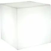Newgarden Cuby sfeerlamp kubus hoogte 43cm, wit / opaal, Kunststof, Modern
