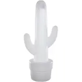Newgarden LED vloerlamp met Akku Kaktus, dimbaar, wit / opaal, Kunststof, Modern