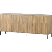 Woood New Gravure Dressoir B 200 cm - Eiken - Naturel